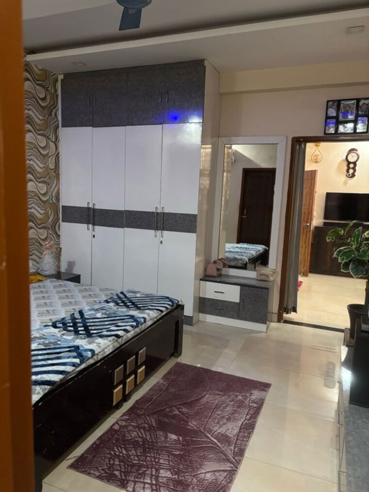 Bedroom, shri-devaji-residency 3 Bedroom 1300 Sq.Ft. Apartment In Dhakoli Zirakpur 9624173