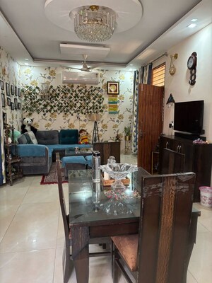 Living Room in 3 BHK Apartment at Shri Devaji Residency, Dhakoli – for Sale