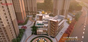 Balcony in 3 BHK Apartment at Aurobindo The Regent, Kondapur – for Sale