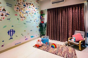 Bedroom in 3 BHK Apartment at Shree Mahavir Juhu Shantivan CHS, Vile Parle West – for Sale