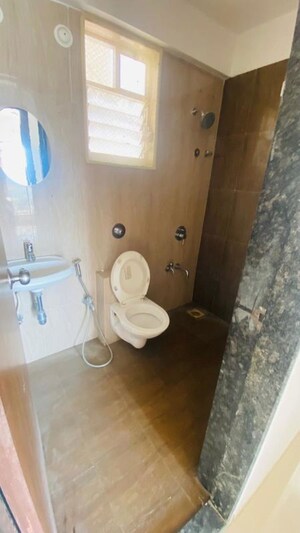 Bathroom in 1 BHK Apartment at Raunak Heights, Ghodbunder Road – for Rent