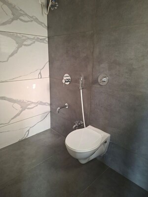 Bathroom in 1 BHK Apartment at Raunak Heights, Ghodbunder Road – for Rent