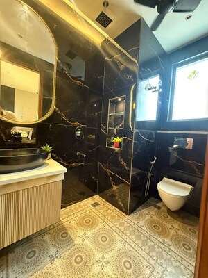 Attached Bathroom in 4 BHK Builder Floor at Sushant Lok Iii – for Sale