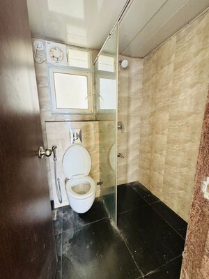 Bathroom in 3 BHK Apartment at Punawale – for Rent