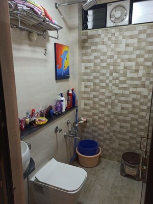 Bathroom in 3 BHK Apartment at Bodakdev – for Rent