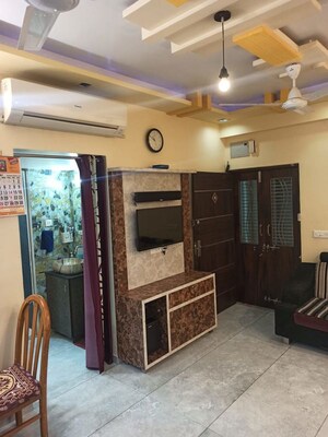 Living Room in 3 BHK Apartment at Bodakdev – for Rent