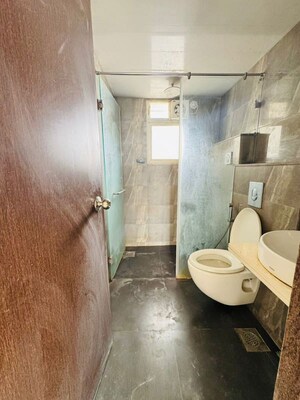 Bathroom in 3 BHK Apartment at Punawale – for Rent