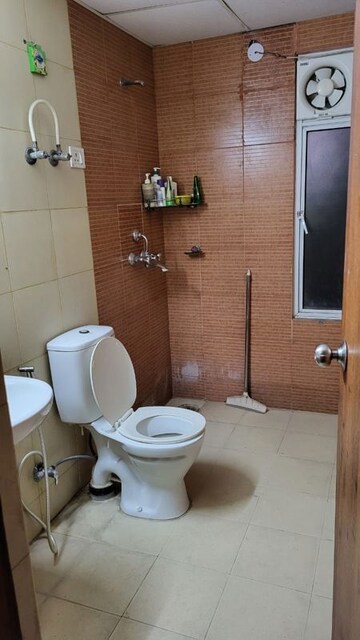 Bathroom in 3 BHK Apartment at Mahagun Mywoods, Sector 16c Greater Noida – for Rent
