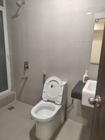 Bathroom in 1 BHK Apartment at Embassy One Thane, Panch Pakhadi – for Rent
