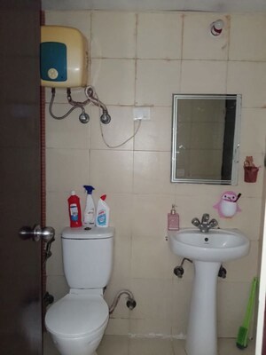 Bathroom in 3 BHK Apartment at Amrapali Golf Homes, Sector 4 Greater Noida – for Rent