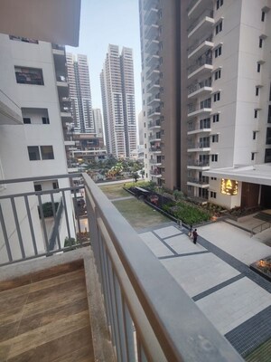 Balcony in 3 BHK Apartment at Rajapushpa Provincia, Narsingi – for Rent