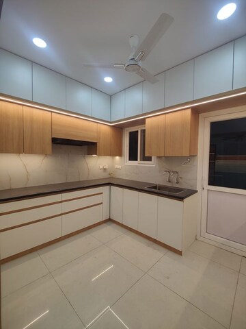 Kitchen in 3 BHK Apartment at Rajapushpa Provincia, Narsingi – for Rent