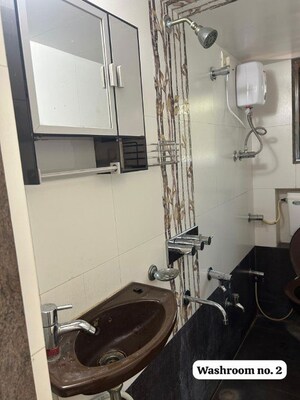 Bathroom in  Pg at Malad CHS, Malad East – for Rent