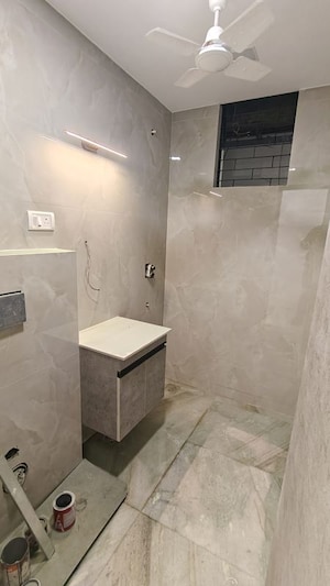 Bathroom in 3 BHK Builder Floor at Malviya Nagar – for Rent