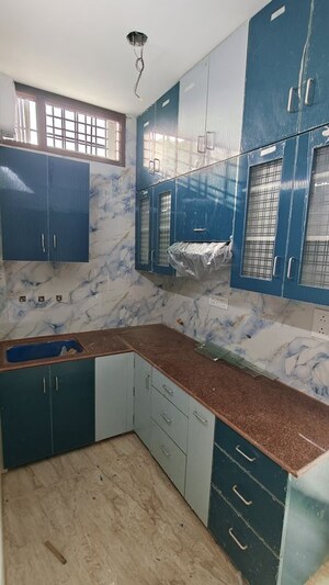 Kitchen in 1 BHK Builder Floor at Malviya Nagar – for Rent