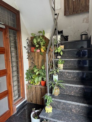 Staircase in 2 BHK Independent House at Sector 38 – for Rent