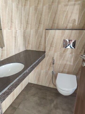 Bathroom in 3 BHK Apartment at Lodha Amara, Kolshet Road – for Rent