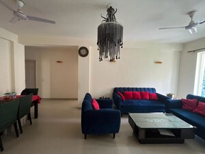 Living Room in 3 BHK Apartment at Dhoot Time Residency, Sector 63 – for Rent