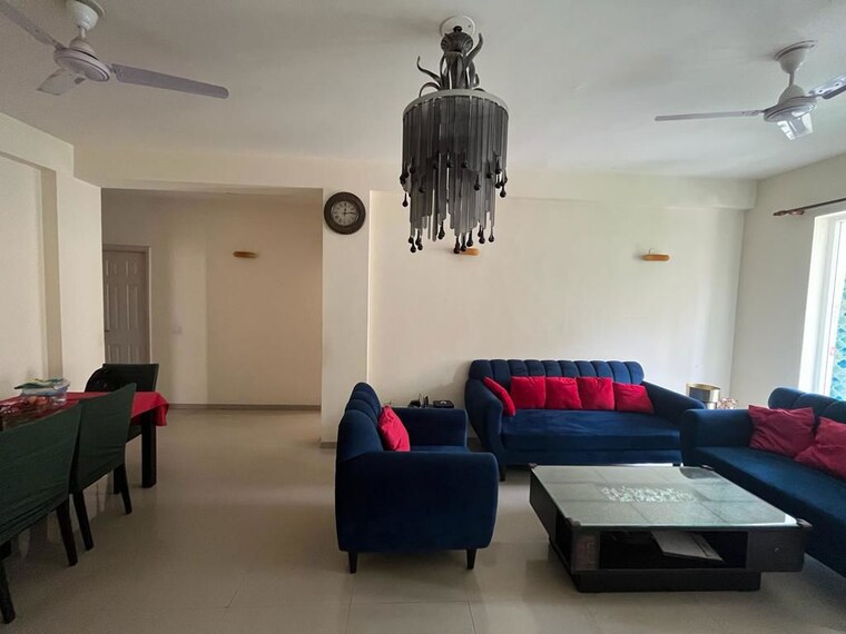 Living Room, dhoot-time-residency 3 Bedroom 1502 Sq.Ft. Apartment In Sector 63 Gurgaon 9758037