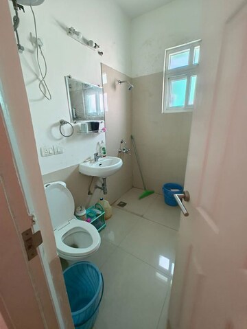 Bathroom in 4 BHK Apartment at Dhoot Time Residency, Sector 63 – for Rent