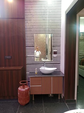 Bathroom in 3 BHK Builder Floor at Huda – for Rent