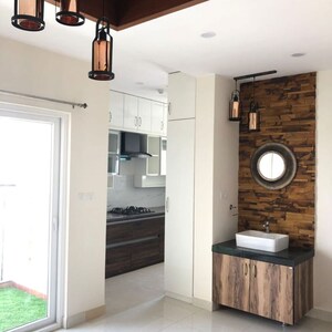 Bathroom in 2.5 BHK Apartment at Prestige High Fields, Financial District – for Rent