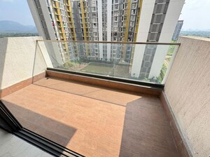 Balcony in 3 BHK Apartment at Lodha Palava Serenity B, Dombivli East – for Rent