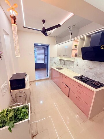 Kitchen in 1 BHK Apartment at Ekta Parks Ville, Virar West – for Rent