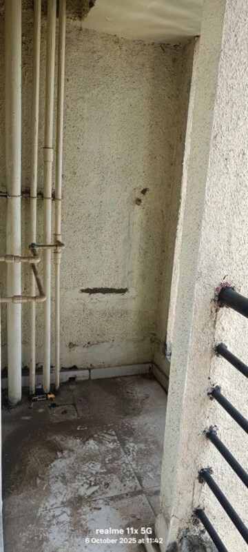 Staircase in 1 BHK Apartment at Rashmi Star City, Naigaon East – for Rent