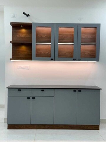 Kitchen in 3 BHK Apartment at Prestige Beverly Hills, Kokapet – for Rent