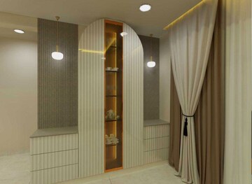 Living Room in 3 BHK Apartment at Prestige Beverly Hills, Kokapet – for Rent