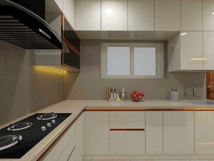 Kitchen in 3 BHK Apartment at Prestige Beverly Hills, Kokapet – for Rent