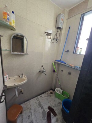 Bathroom in 1 BHK Apartment at Avillion Greenfields Co Op Housing Society, Jogeshwari East – for Rent
