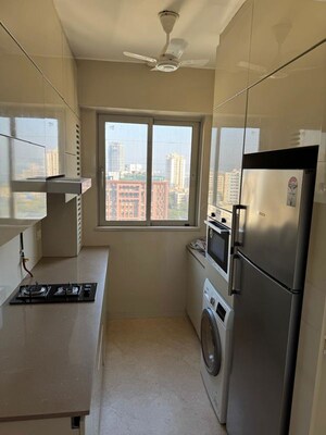 Kitchen in 1 BHK Apartment at Hiranandani Zen Maple, Powai – for Rent