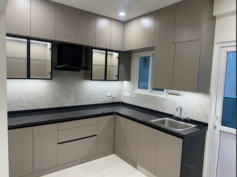 Kitchen, rajapushpa-provincia 3 Bedroom 1715 Sq.Ft. Apartment In Narsingi Hyderabad 9758249