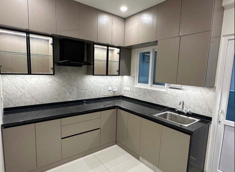 Kitchen, rajapushpa-provincia 3 Bedroom 1715 Sq.Ft. Apartment In Narsingi Hyderabad 9758249