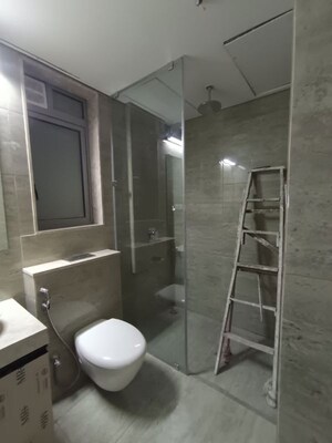 Bathroom in 3 BHK Apartment at Oberoi Sky City, Borivali East – for Rent