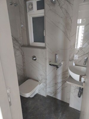 Bathroom in 1 BHK Apartment at Gurukrupa Param, Vikhroli East – for Rent