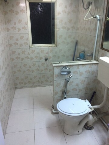 Bathroom in 1 BHK Apartment at Naiknavare Trinity Court, Koregaon Park – for Rent