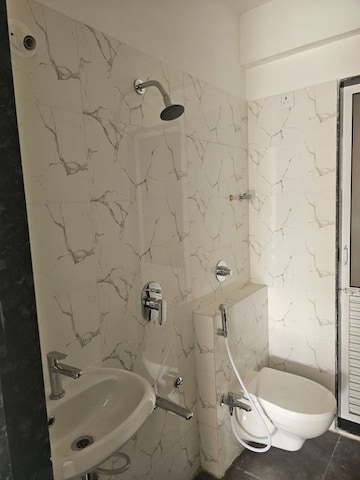Bathroom in 2 BHK Apartment at Chandrakant Society, Charai – for Sale