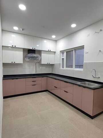 Kitchen in 3 BHK Apartment at Prestige Beverly Hills, Kokapet – for Rent