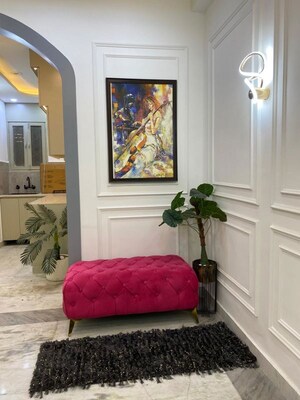 Bedroom in 4 BHK Builder Floor at Sai Enclave Niti Khand, Niti Khand – for Rent