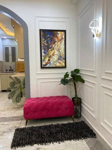 Bedroom in 4 BHK Builder Floor at Sai Enclave Niti Khand, Niti Khand – for Rent