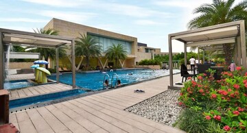 Swimming Pool in 1.5 BHK Apartment at Ambika Florence Park, North Mullanpur – for Sale