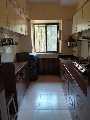 Kitchen in 3 BHK Apartment at Skyrise Apartments, Chembur – for Sale