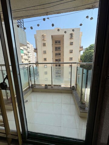 Balcony in 2.5 BHK Apartment at Vasundhara CHS Manpada, Manpada – for Rent