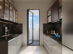 Kitchen in 2 BHK Apartment at Shapoorji Pallonji Joyville Celestia, Hadapsar – for Sale