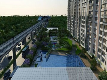 Swimming Pool in 3 BHK Apartment at Hubtown The Premiere, Andheri West – for Sale