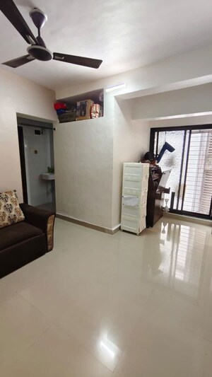 Living Room in 1 BHK Apartment at Majiwada – for Sale