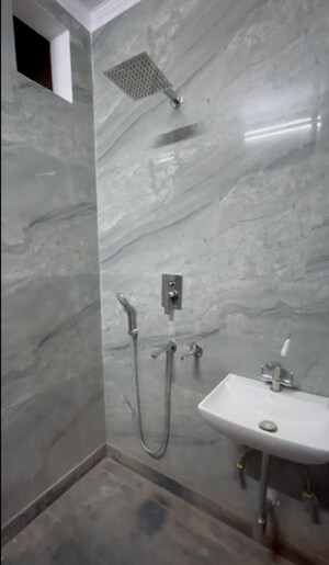 Bathroom in 3 BHK Builder Floor at Mahavir Enclave 1 – for Sale